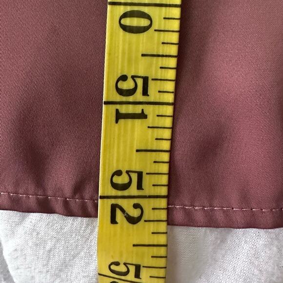 LACADEMIE Womens Shirt Dress Mauve Satin Maxi Belted Quiet Luxury Minimalist S - Picture 15 of 15